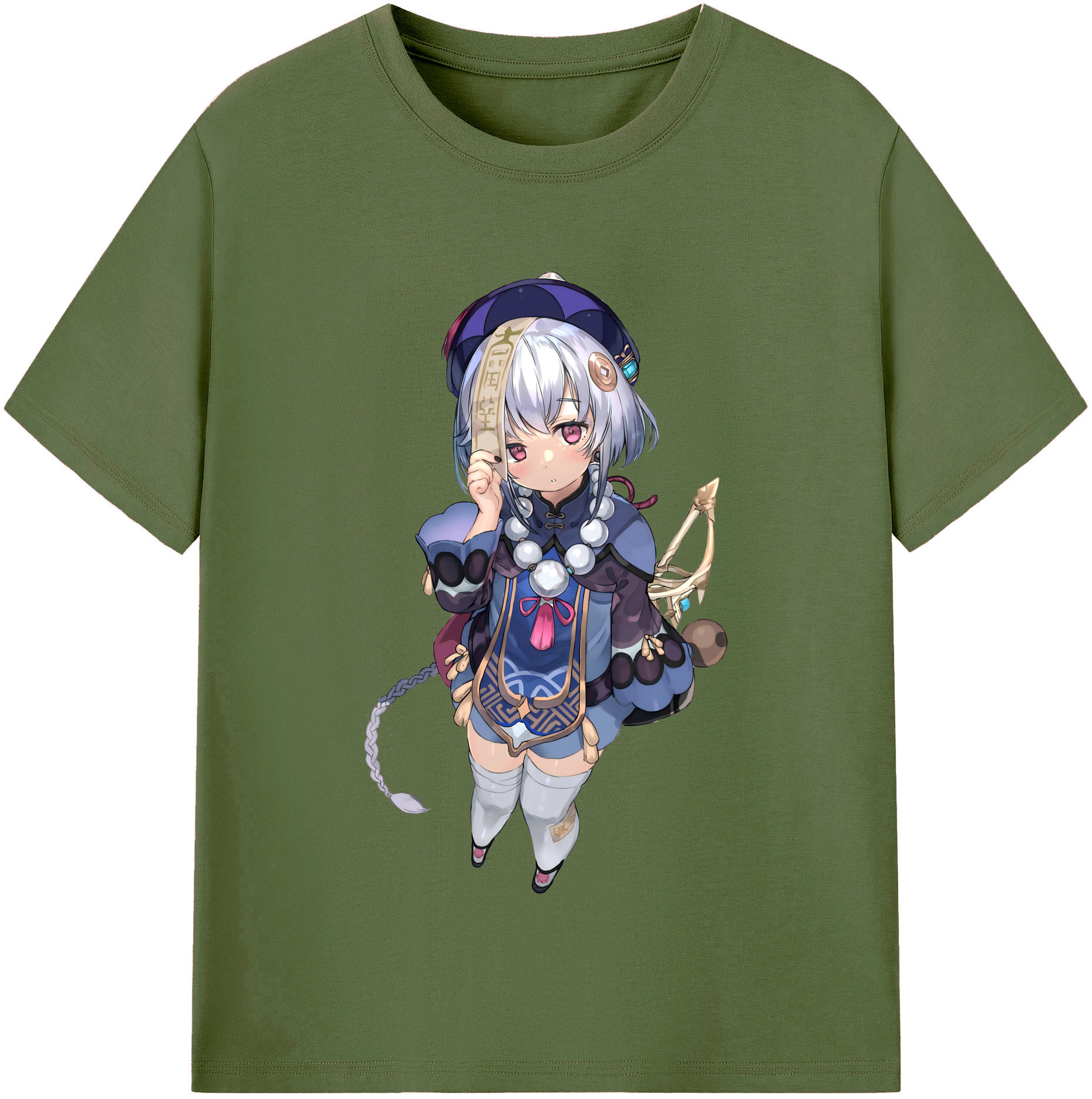 げんし神 七七 なな  genshin Nana 綿100％半袖Tシャツ（フロントプリント）